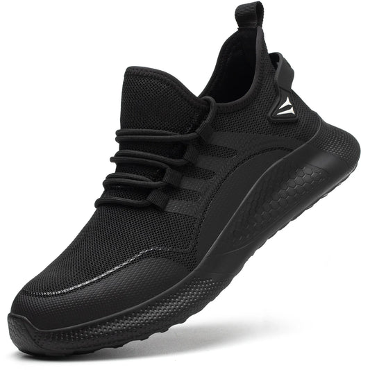 Safety Toe Work Shoes for Men & Women (black)