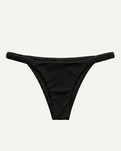 Merino Wool Brazilian Briefs – Black | Natural Women's Underwear