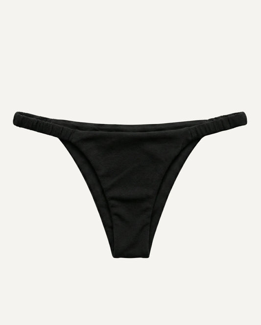 Merino Wool Brazilian Briefs – Black | Natural Women's Underwear